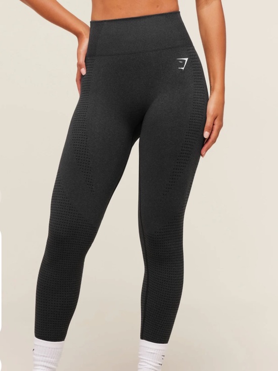 Gymshark Pants - Gymshark Vital Seamless 2.0 Leggings Black Marl XS